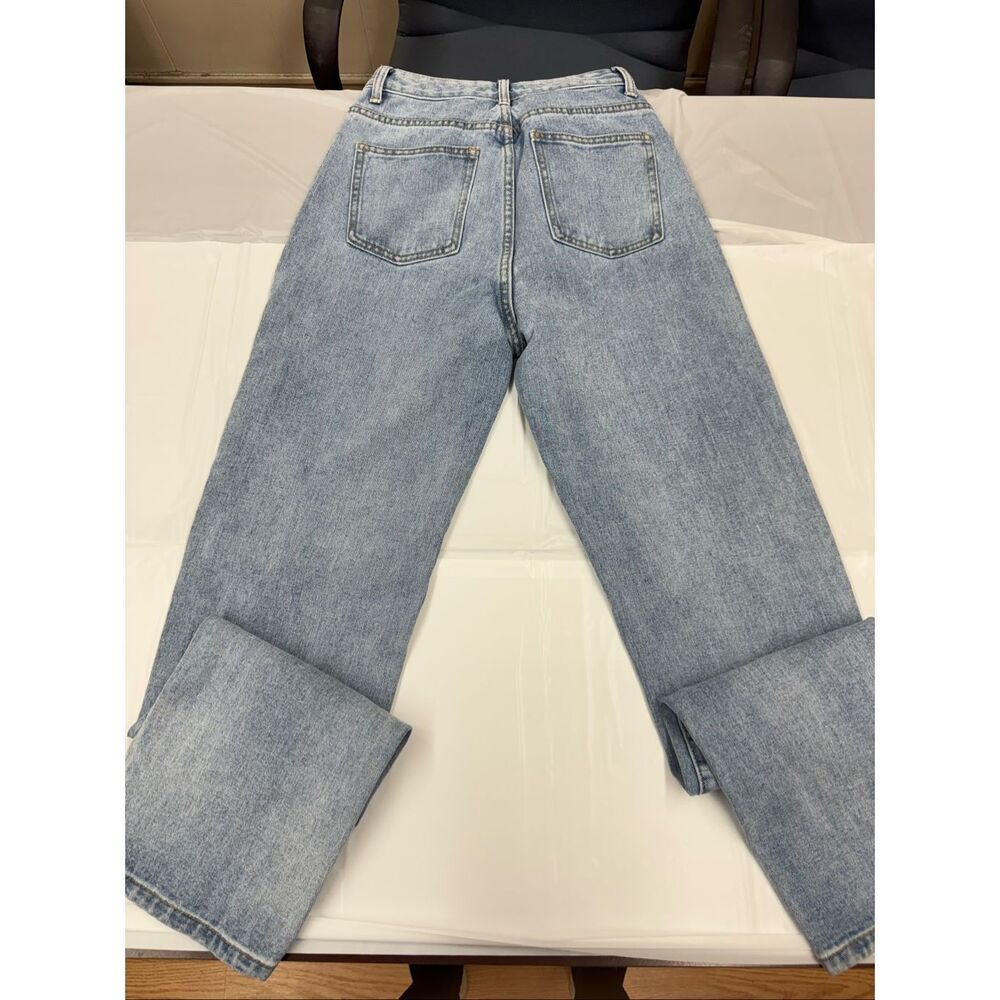 Prettylittlething High Waisted Split Hem Denim Je… - image 3